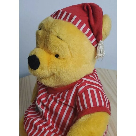 1998 Mattel Winnie the Pooh Bear Only Plush Sleep Sleepover Pajama Fun - Picture 12 of 12